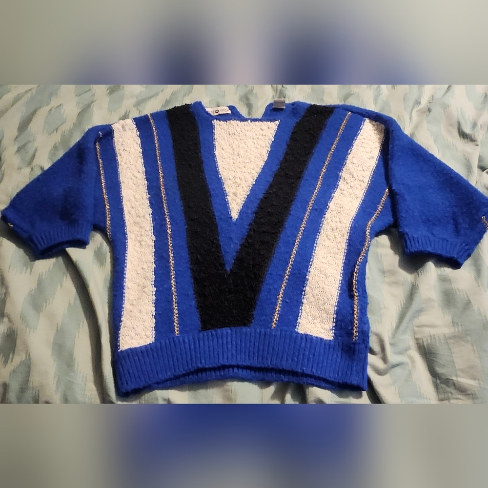VTG 80's RainbowRidge Knit Sweater Women's Size Medium